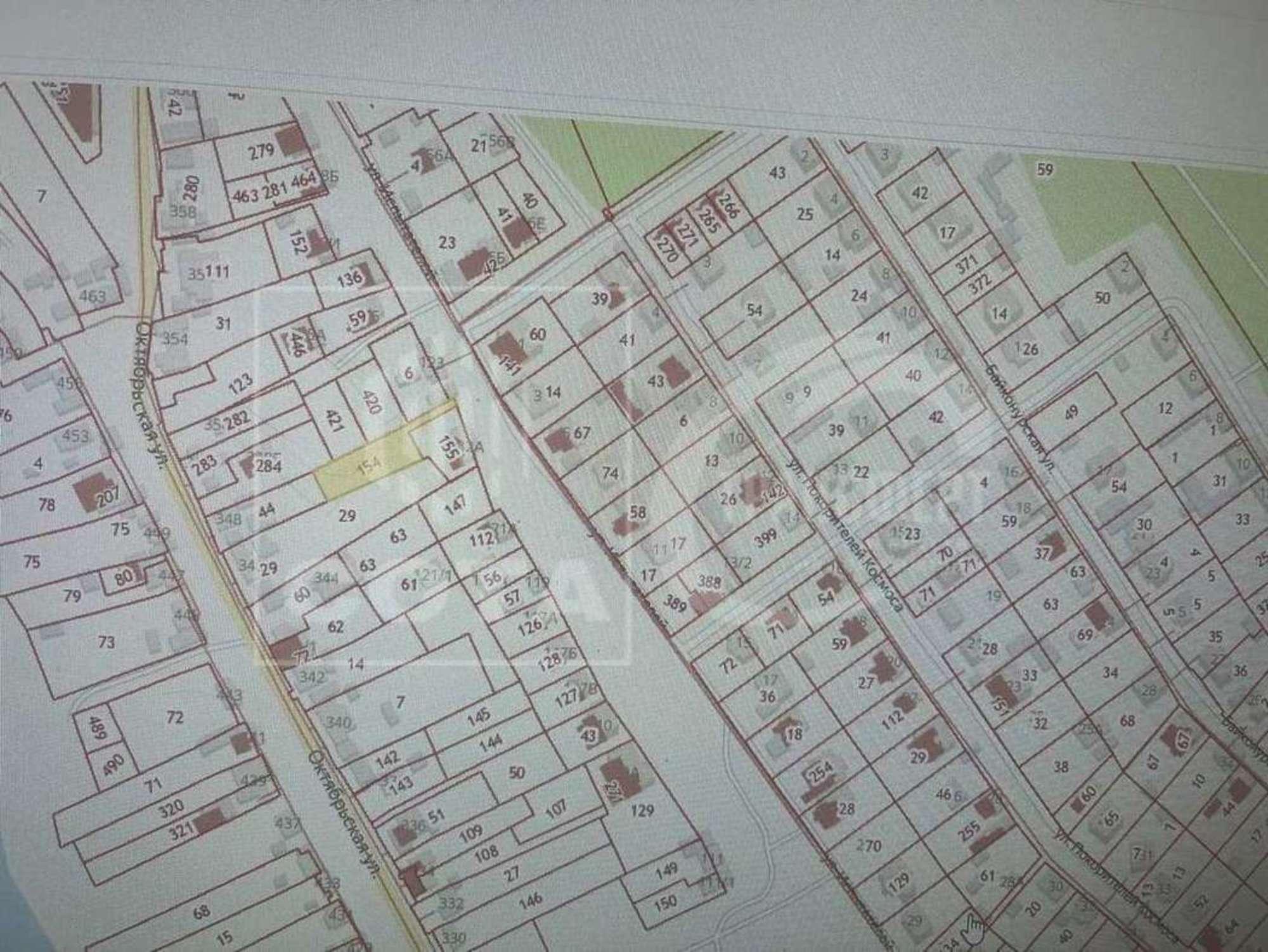 Продажа участка Октябрьская улица, 348