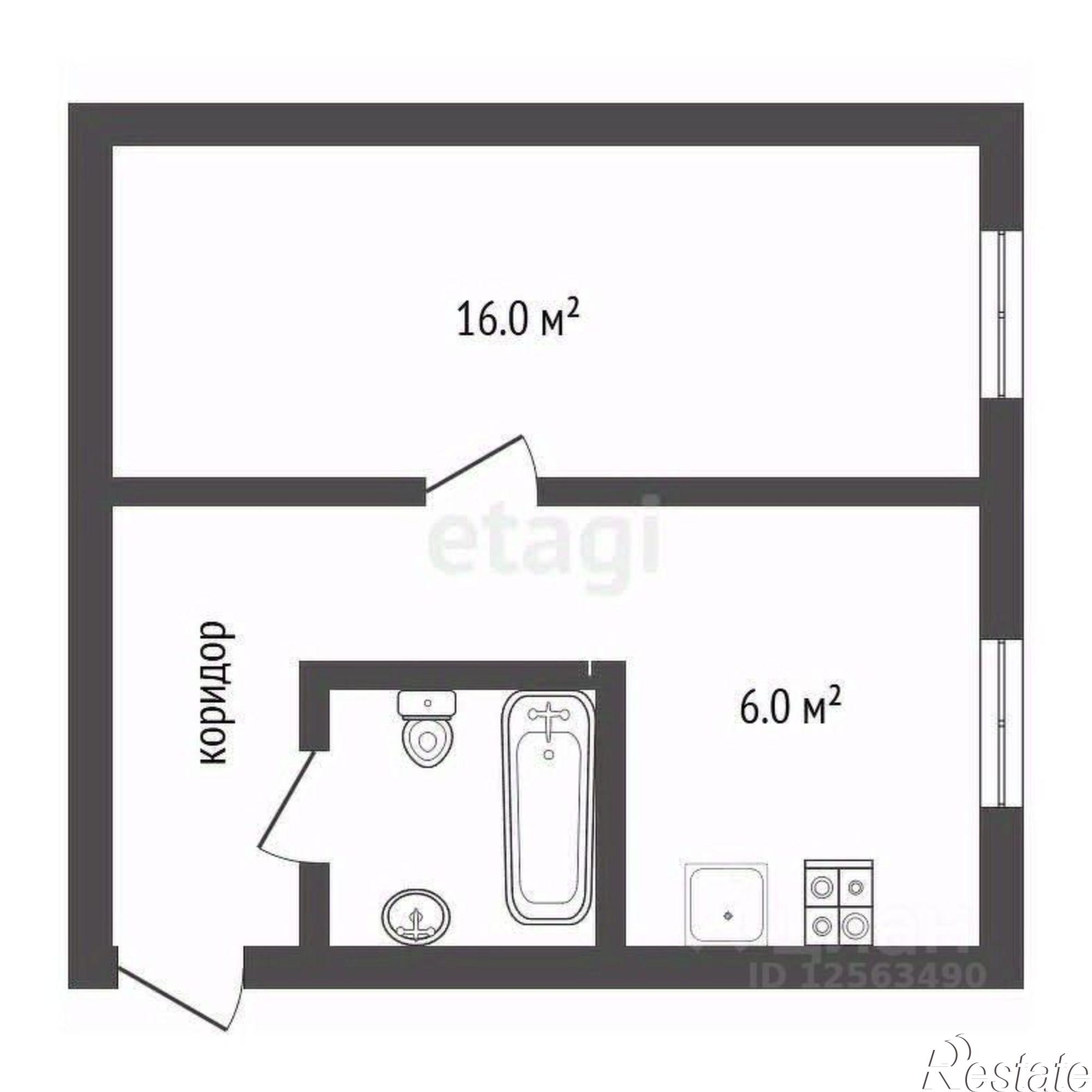 Купить квартиру за 2 480 000 рублей на Ростовская улица, 50