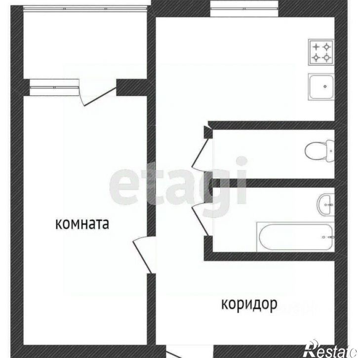 1-комн квартира улица Шишкова, 105,  д. 105