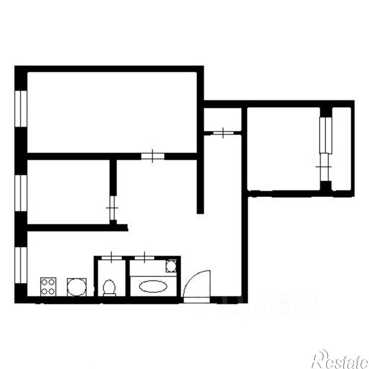 3-комн квартира улица Владимира Невского, 51,  д. 51