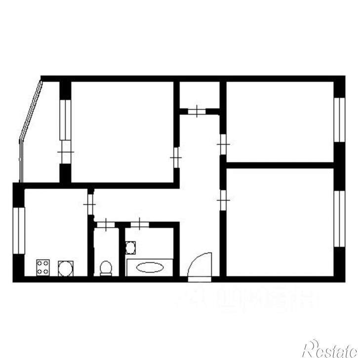 3-комн квартира улица Грамши, 76,  д. 76