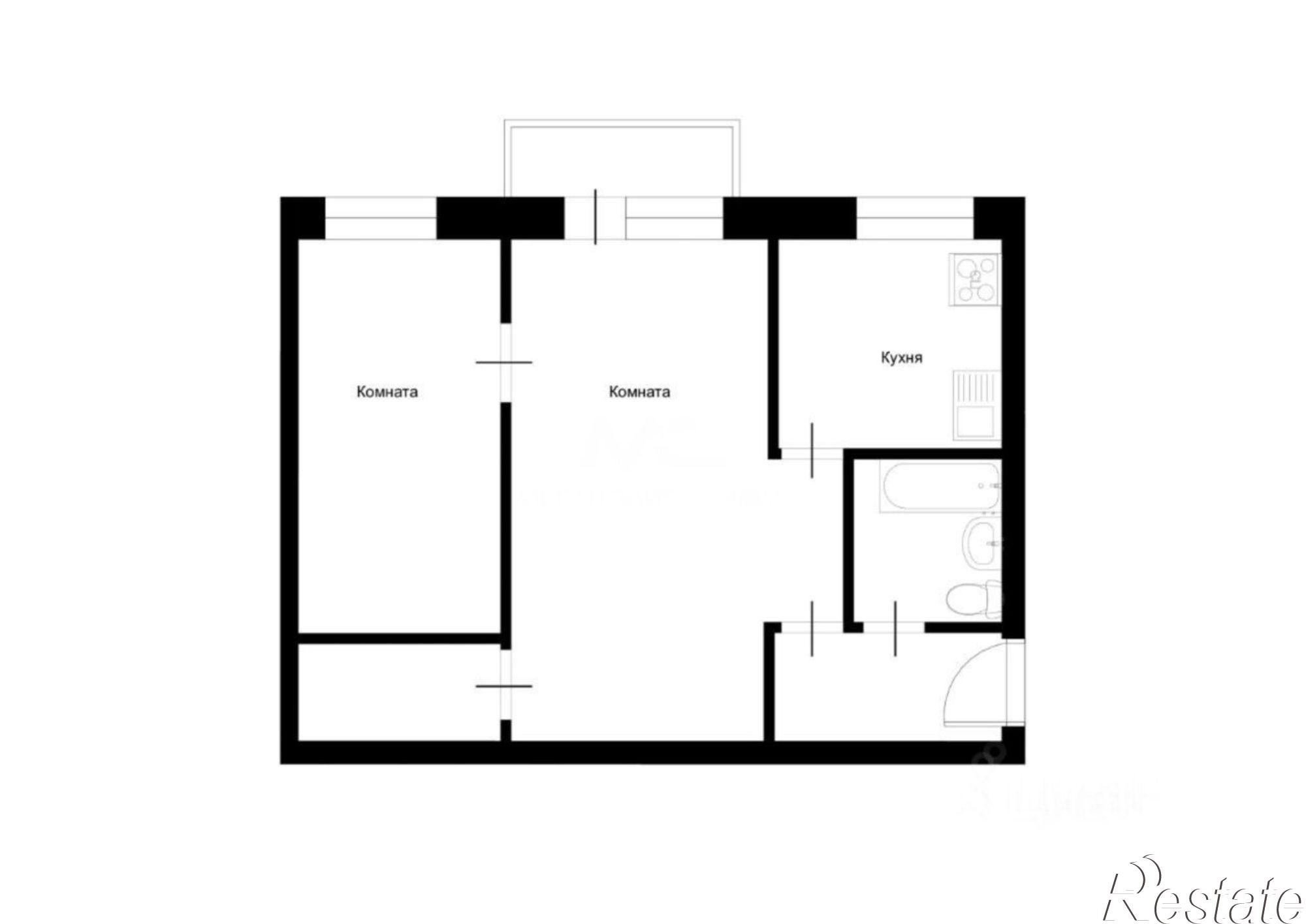 Купить квартиру за 3 700 000 рублей на ул Южно-Моравская, 24