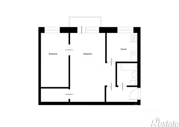 2-комн квартира ул Южно-Моравская, 24,  д. 24