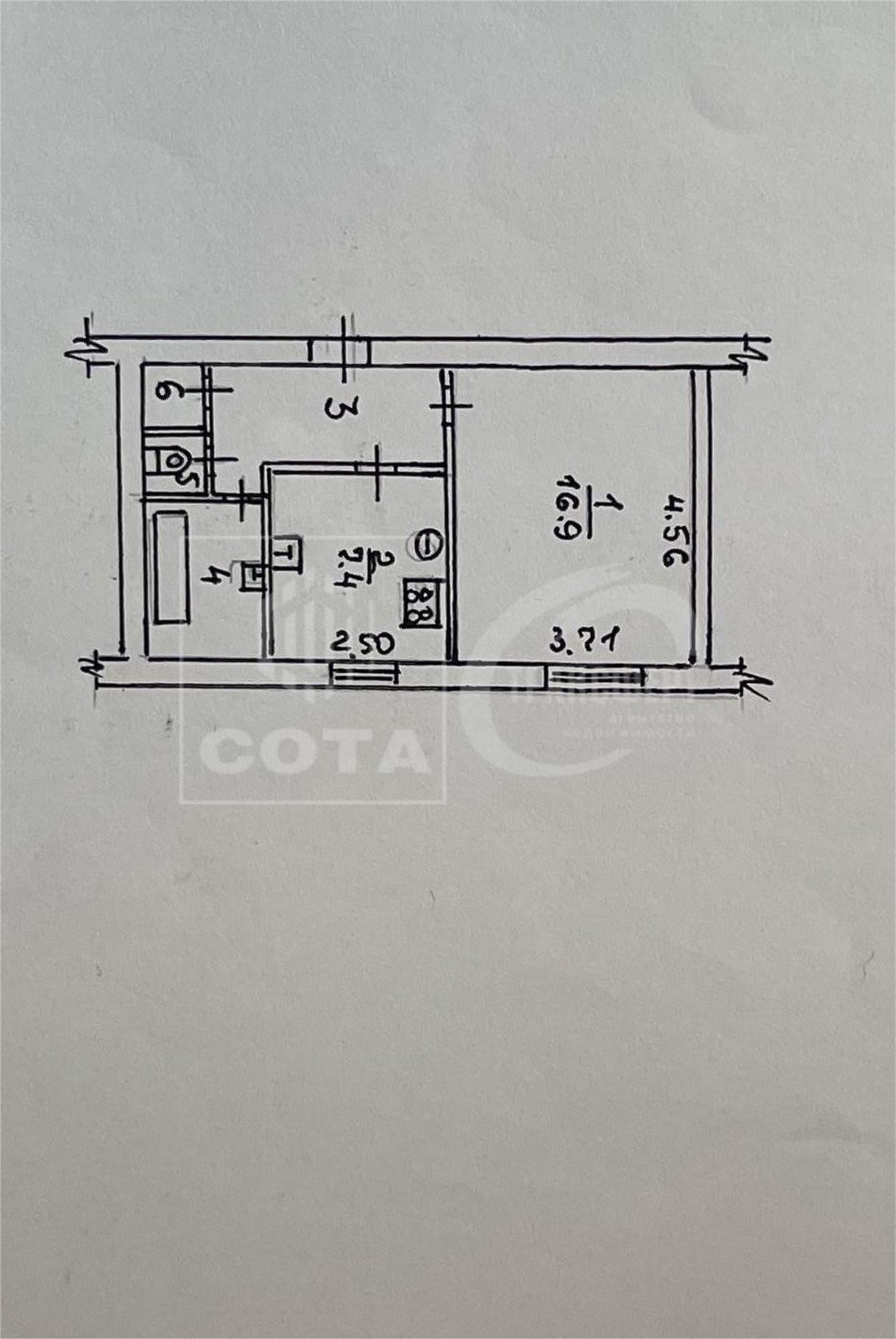 Купить квартиру за 3 470 000 рублей на Труда проспект, 59