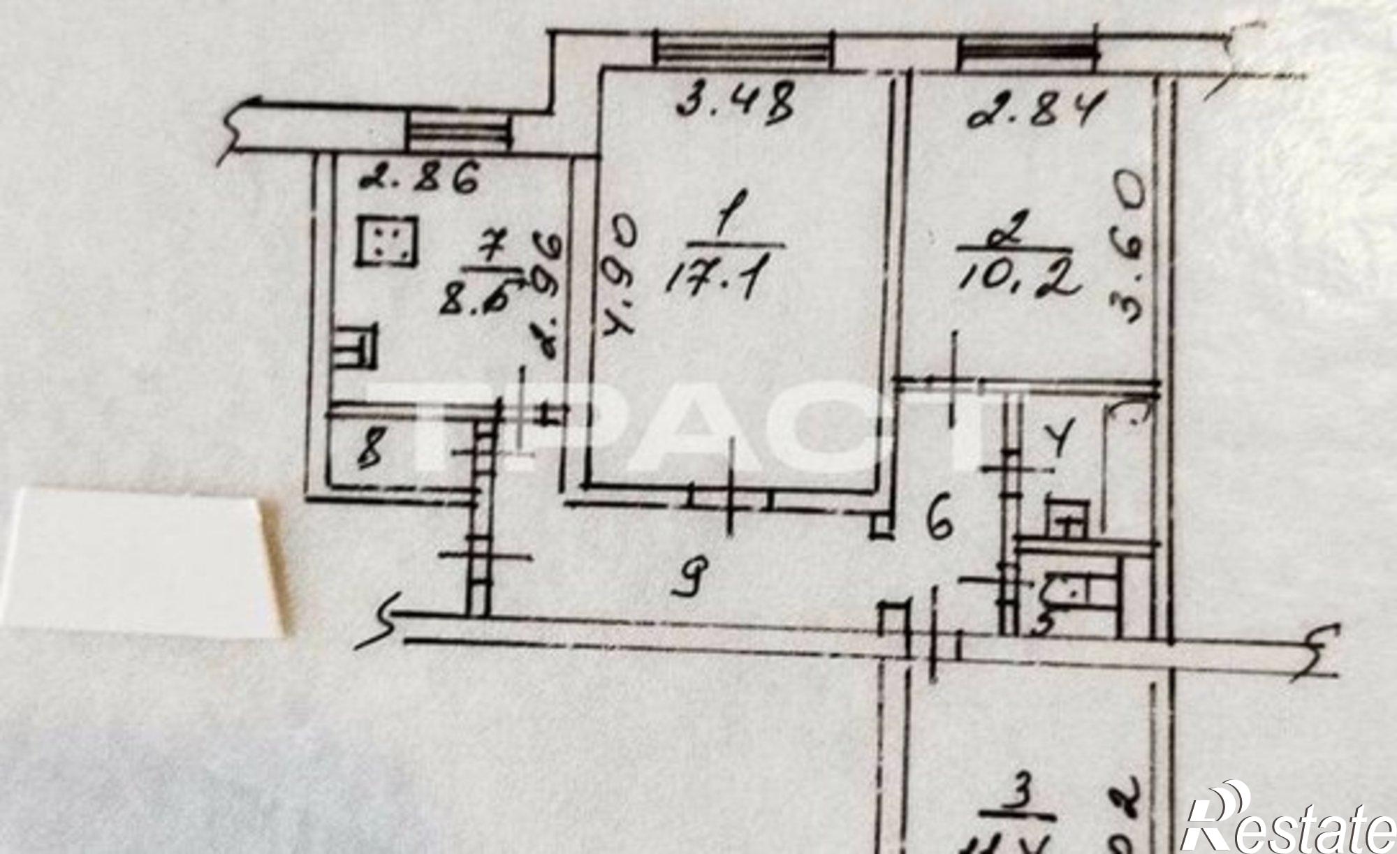 Купить квартиру за 4 800 000 рублей на Новосибирская улица, 53