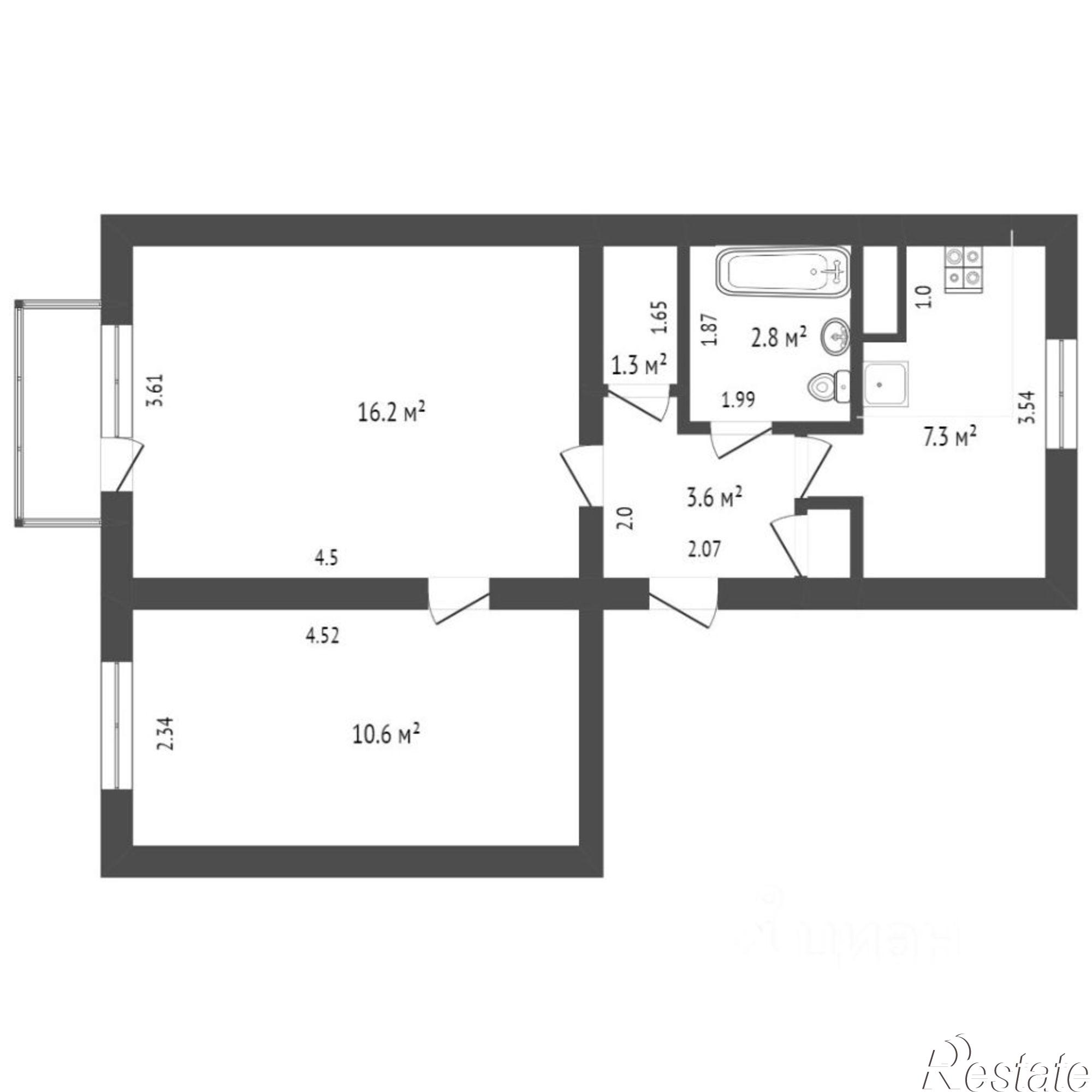 Купить квартиру за 4 200 000 рублей на улица Писателя Маршака, 8