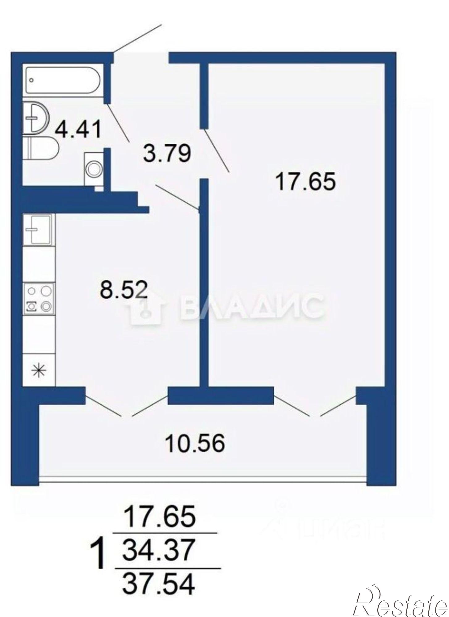 Купить квартиру за 6 400 000 рублей на улица 9 Января, 68/1 к1
