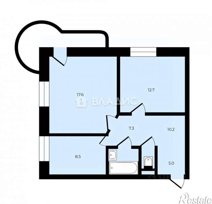 2-комн квартира бульвар Победы, 36,  д. 36