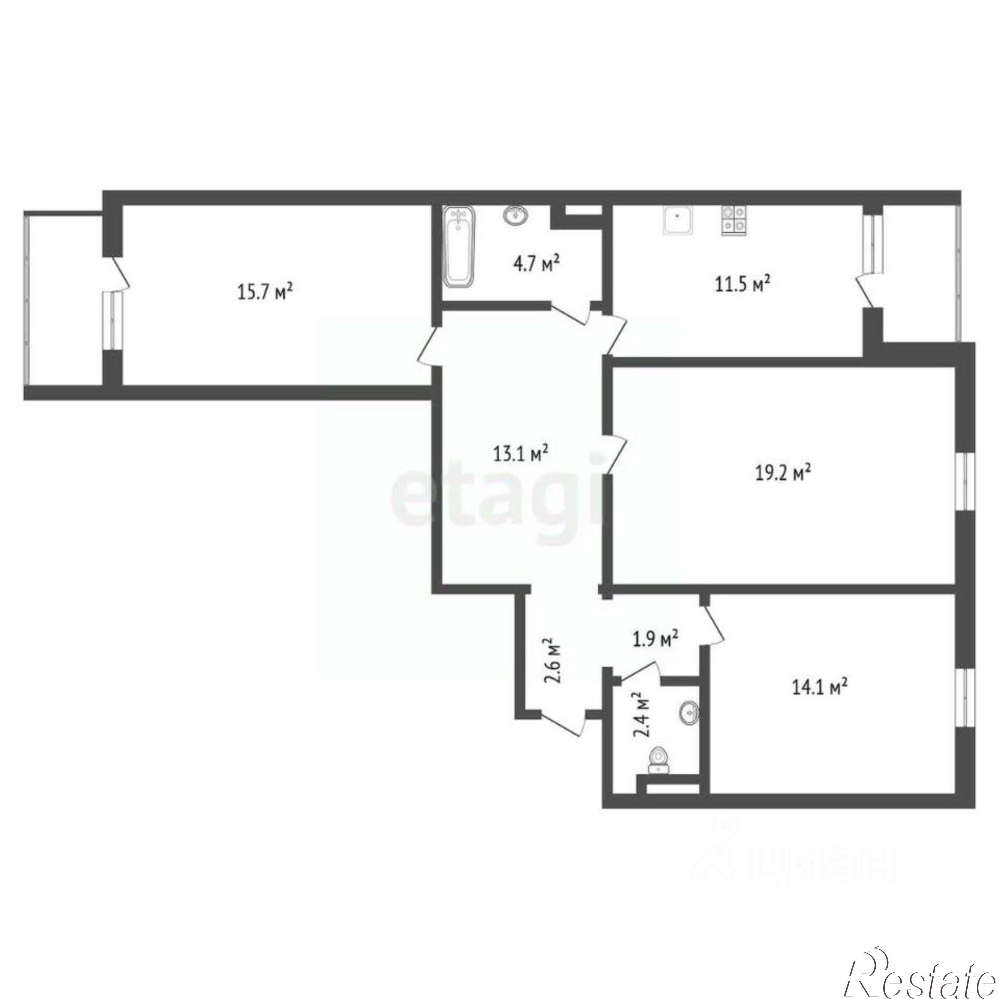 Купить офис, помещение под офис за 9 834 480 рублей на улица Ломоносова, 114/31