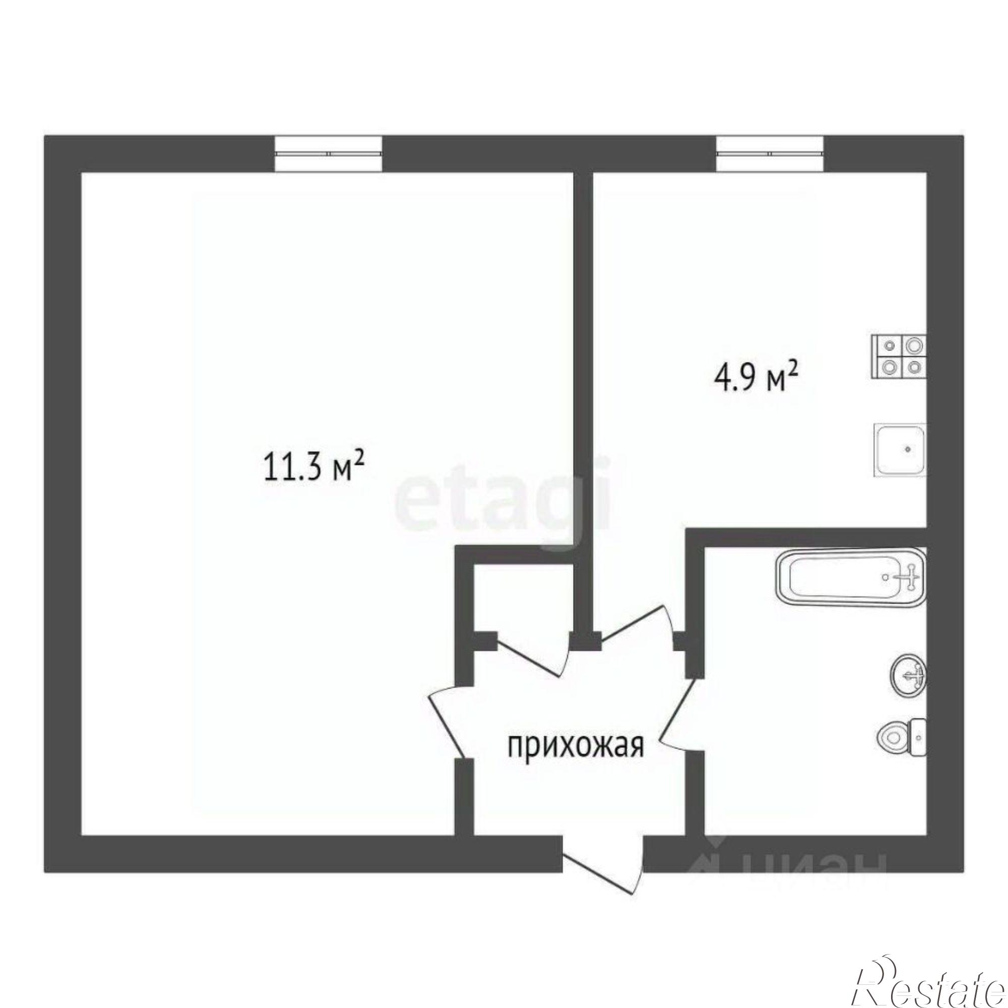 Купить квартиру за 2 450 000 рублей на улица Героев Сибиряков, 87