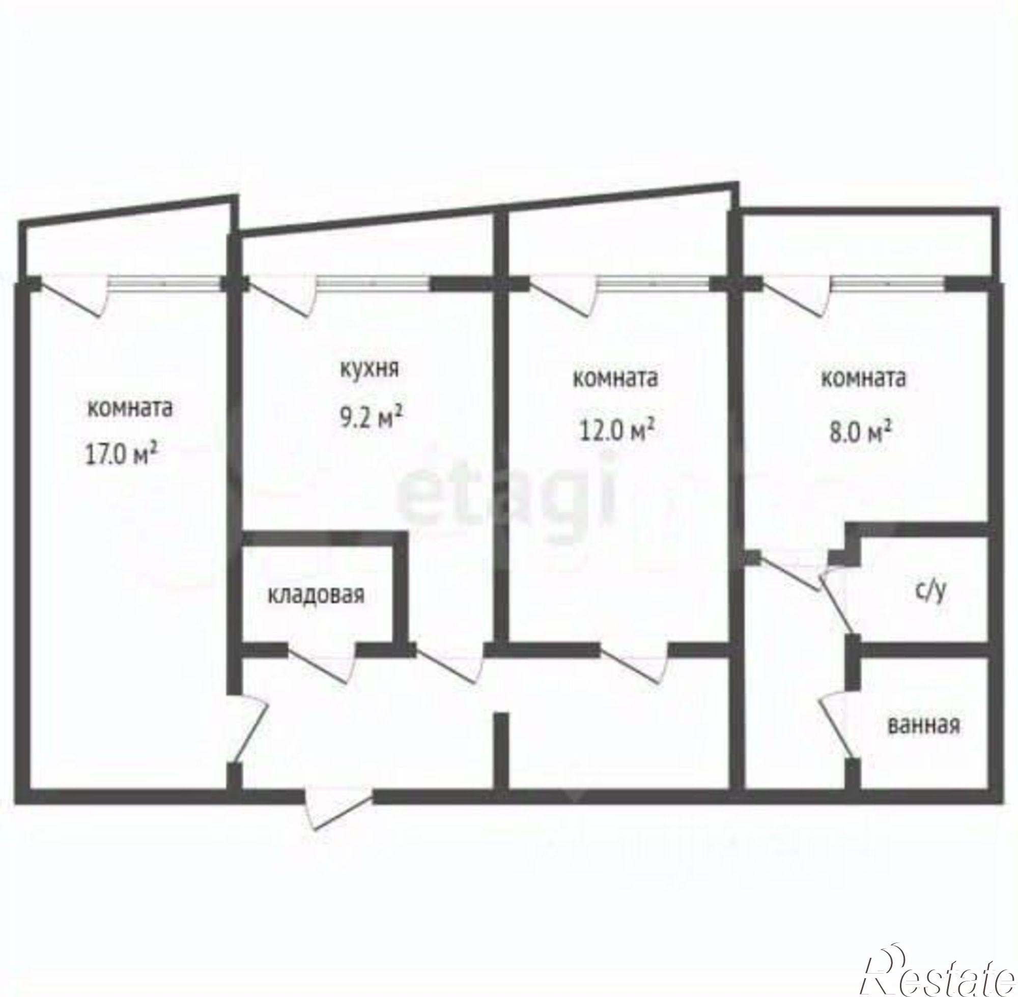Купить квартиру за 6 800 000 рублей на Ленинский проспект, 3/2