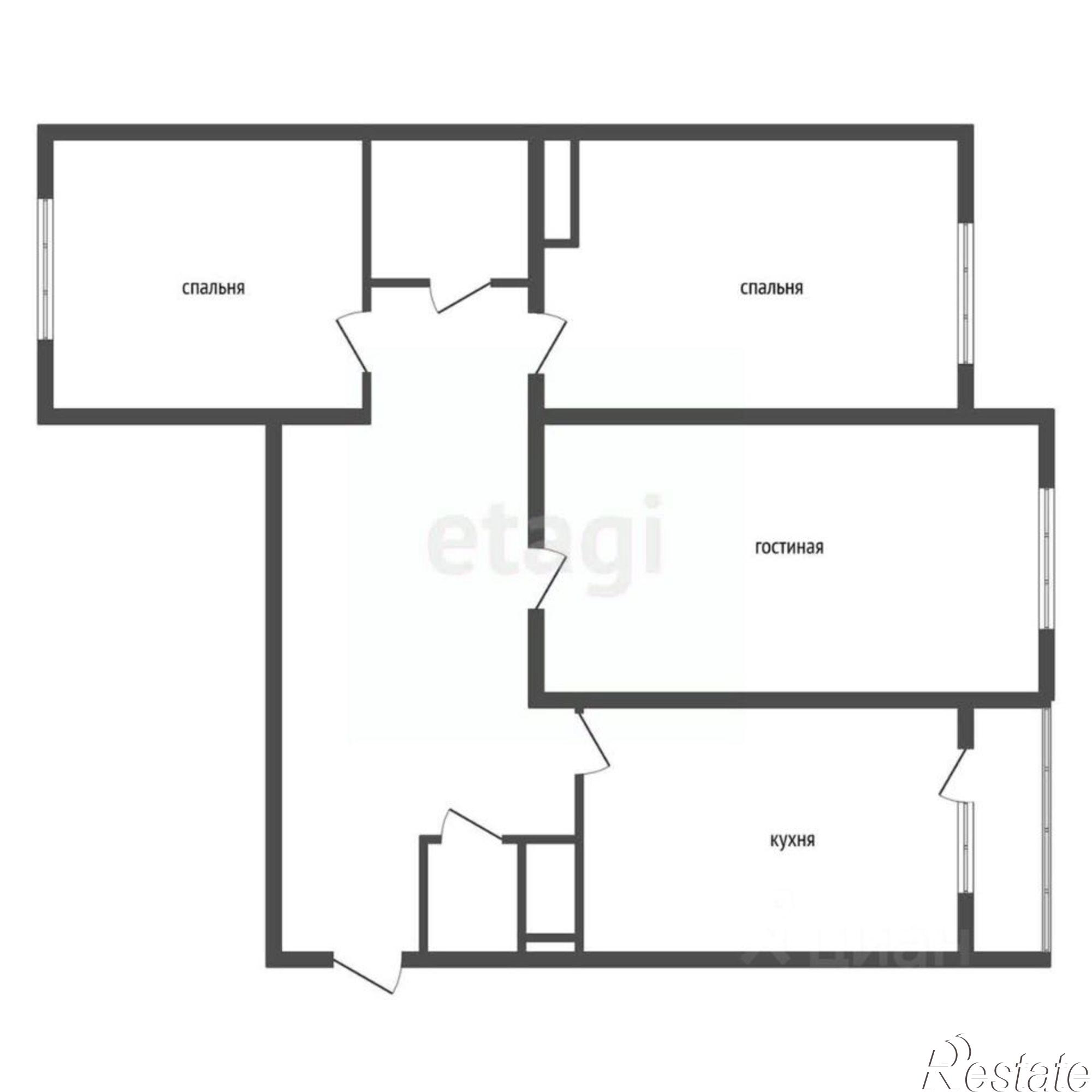 Купить квартиру за 11 000 000 рублей на улица Перевёрткина, 1/2