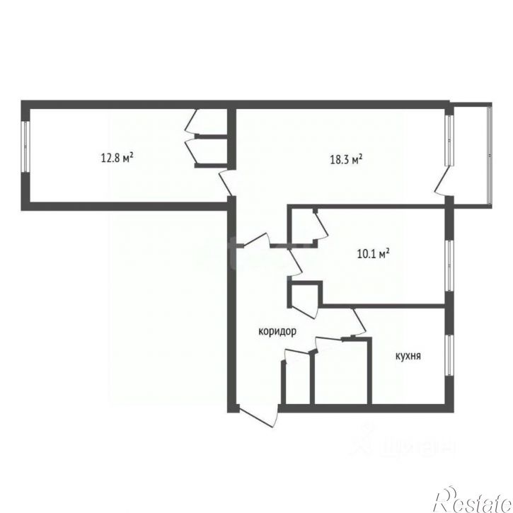 3-комн квартира Иркутская улица, 13,  д. 13