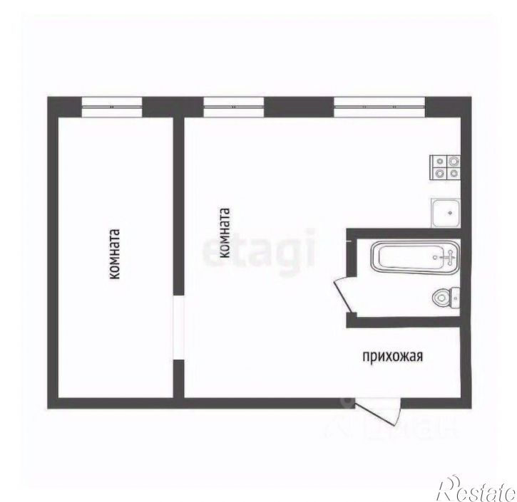 2-комн квартира городской округ Воронеж