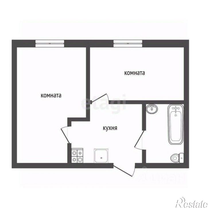 2-комн квартира городской округ Воронеж