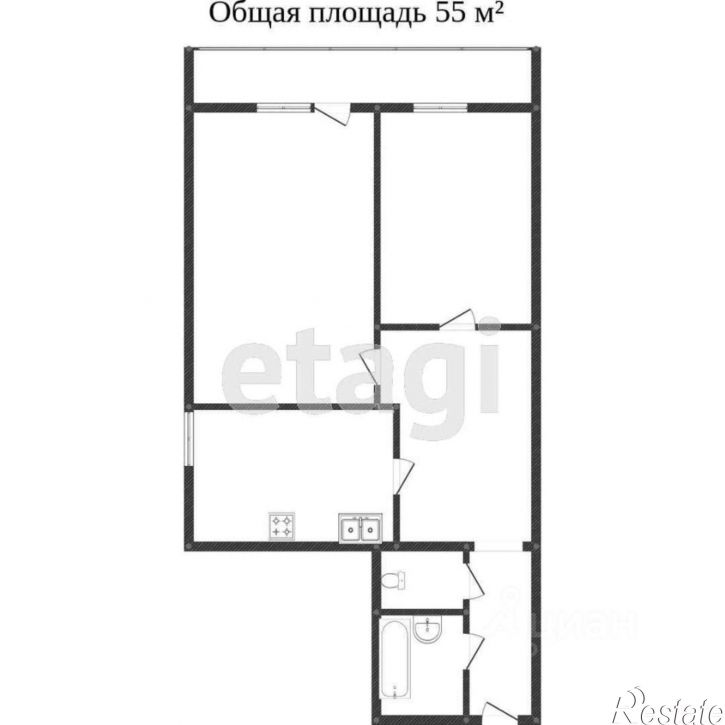 2-комн квартира городской округ Воронеж