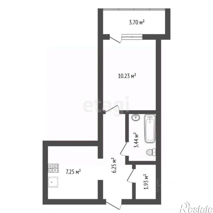 1-комн квартира городской округ Воронеж