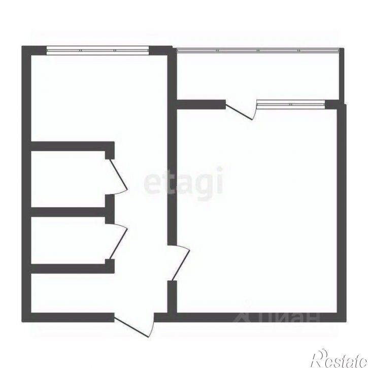 1-комн квартира проспект Патриотов, 31,  д. 31