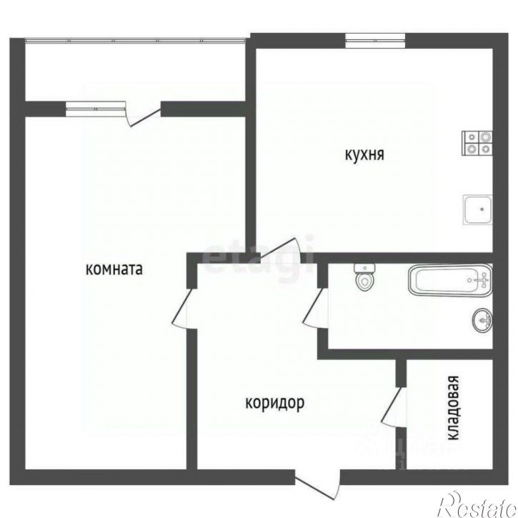 1-комн квартира улица Теплоэнергетиков, 13,  д. 13