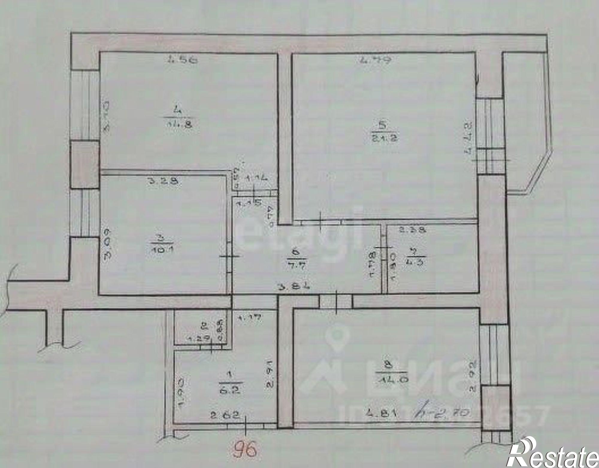Купить квартиру за 11 500 000 рублей на улица 20-летия Октября, 22