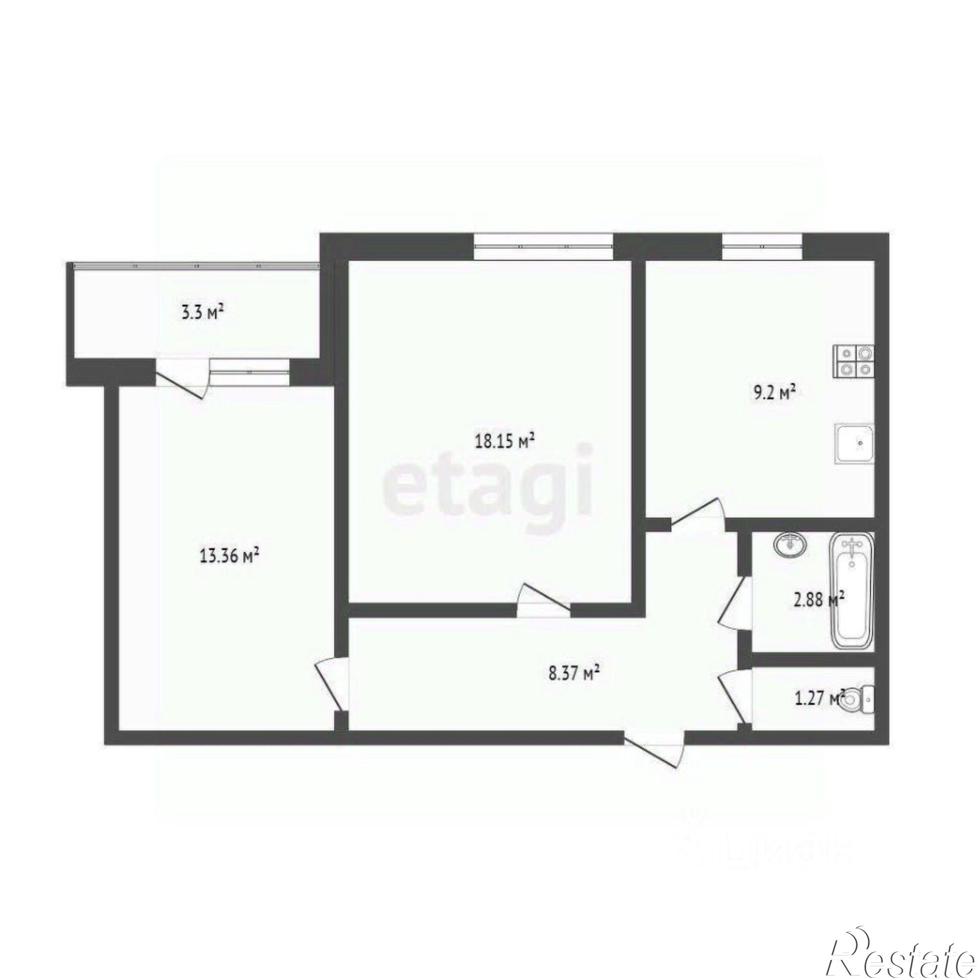 Купить квартиру за 4 100 000 рублей на улица Писателя Маршака, 4