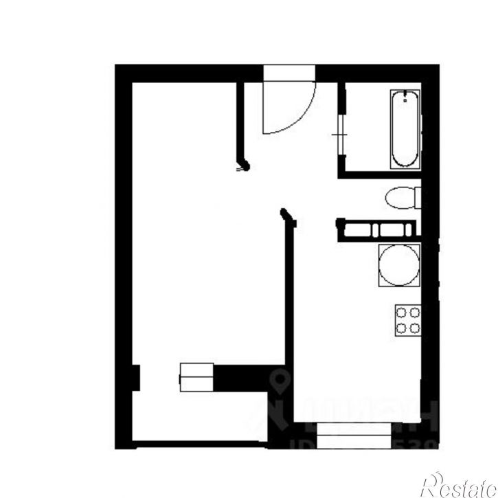 1-комн квартира улица Станкевича, 45,  д. 45