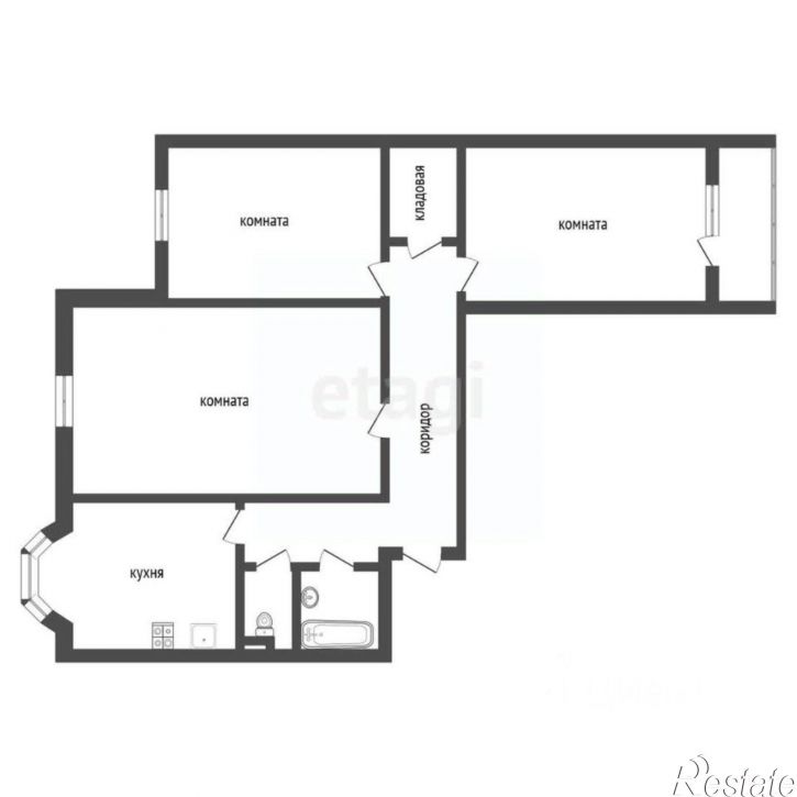 3-комн квартира улица 9 Января, 241/14,  д. 241/14