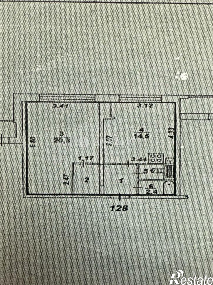 1-комн квартира улица Антонова-Овсеенко, 7Л,  д. 7Л