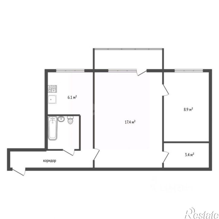 2-комн квартира улица Домостроителей, 10,  д. 10