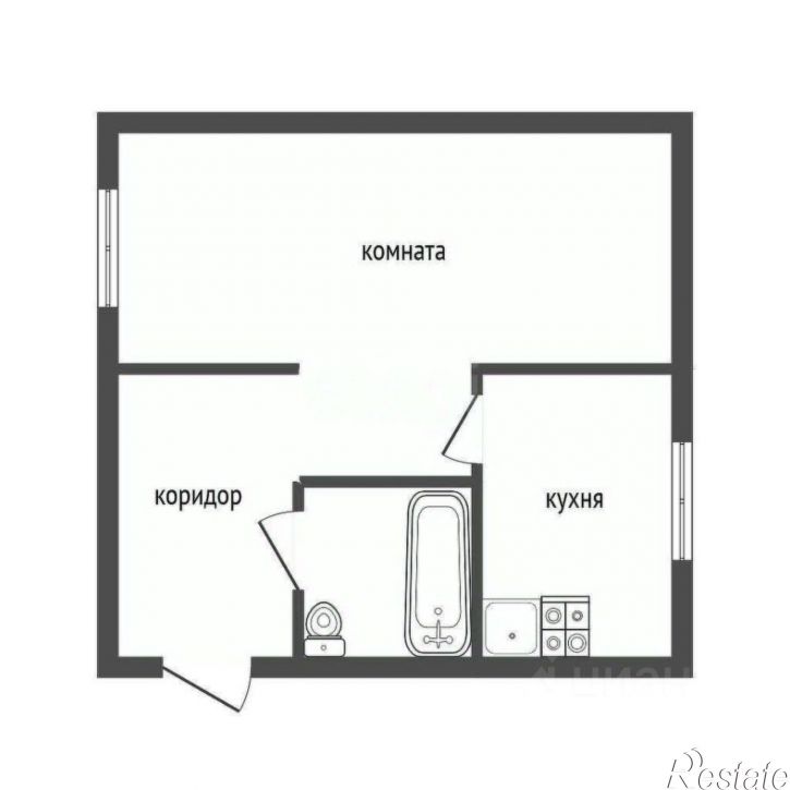 1-комн квартира улица Писателя Маршака, 9,  д. 9