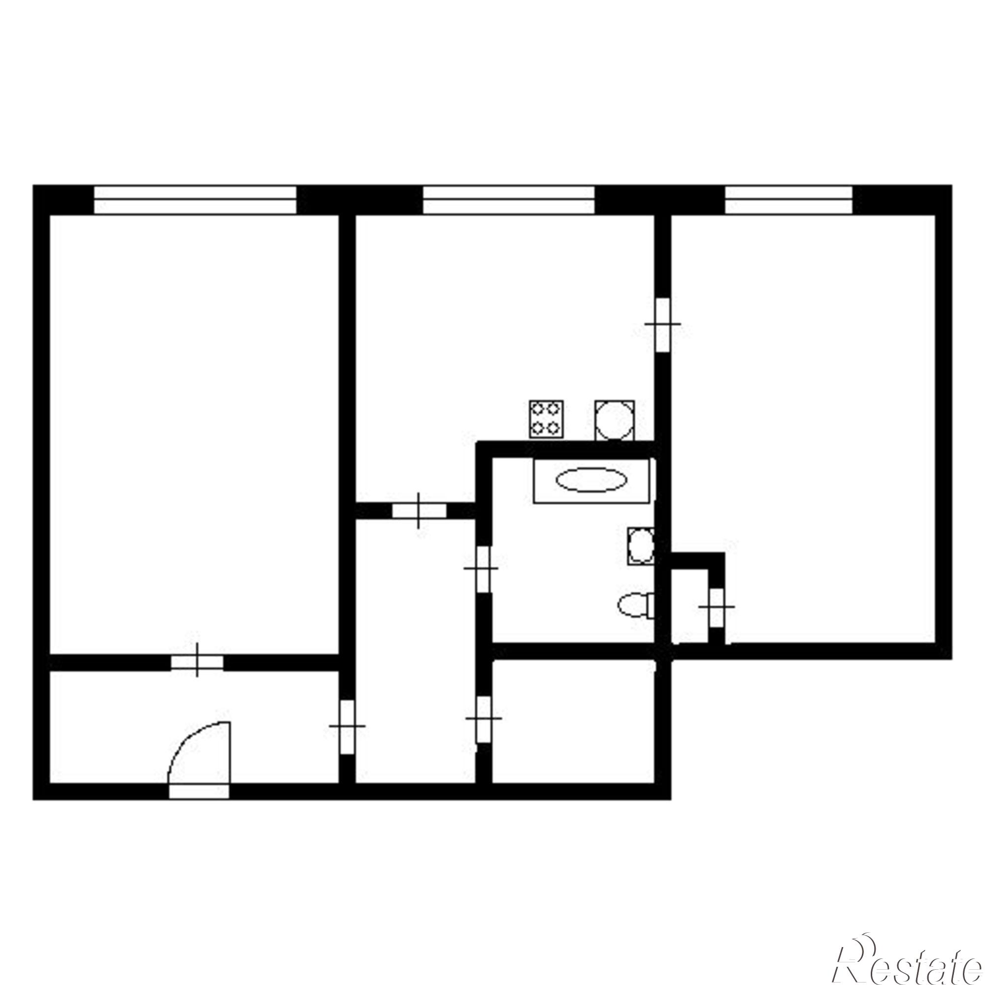 Купить квартиру за 1 550 000 рублей на Латненская улица, 19А