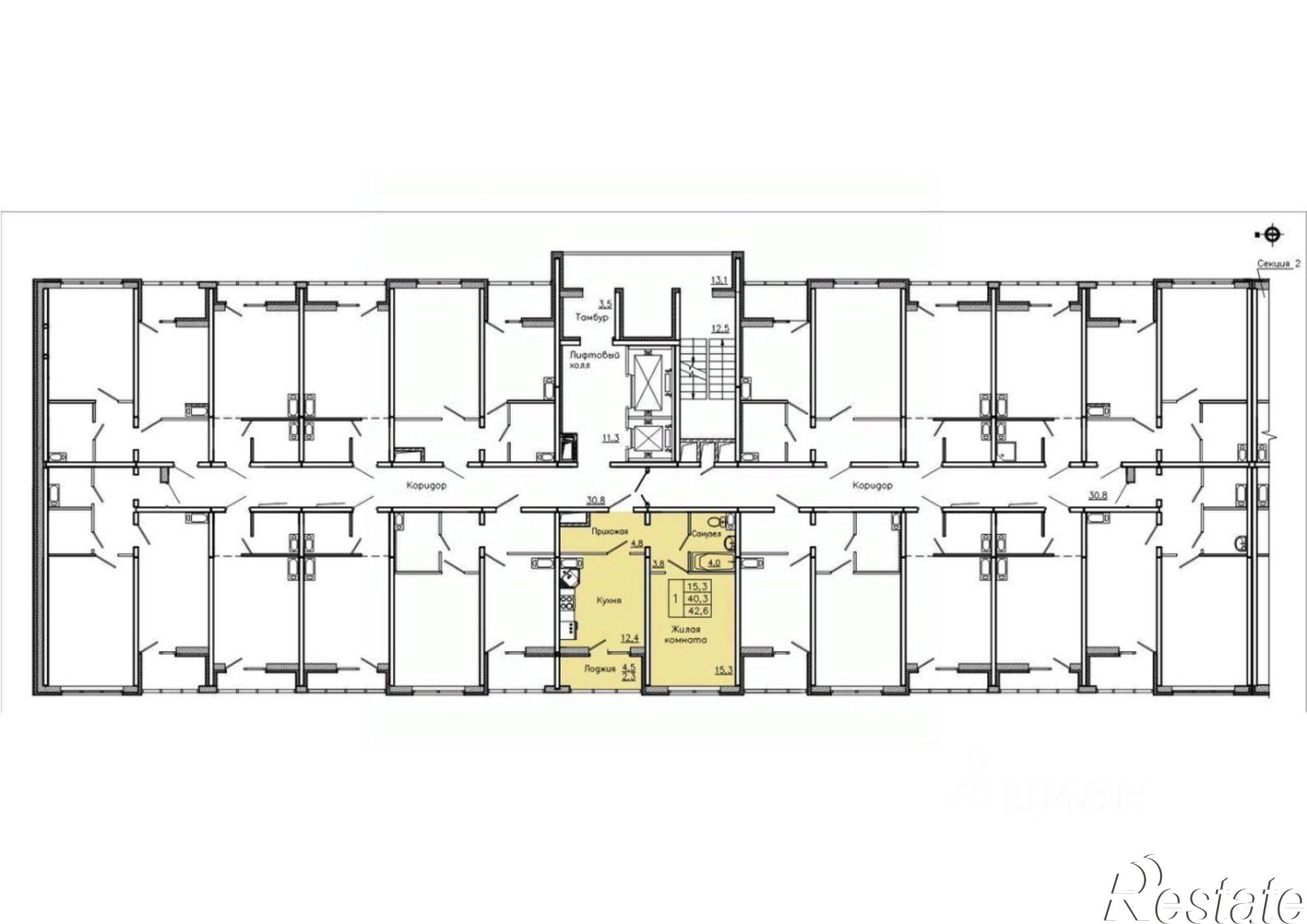 Купить квартиру за 4 083 210 рублей на улица Фёдора Тютчева, 105
