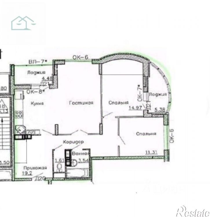3-комн квартира ул Краснознаменная, 57/2,  д. 57/2