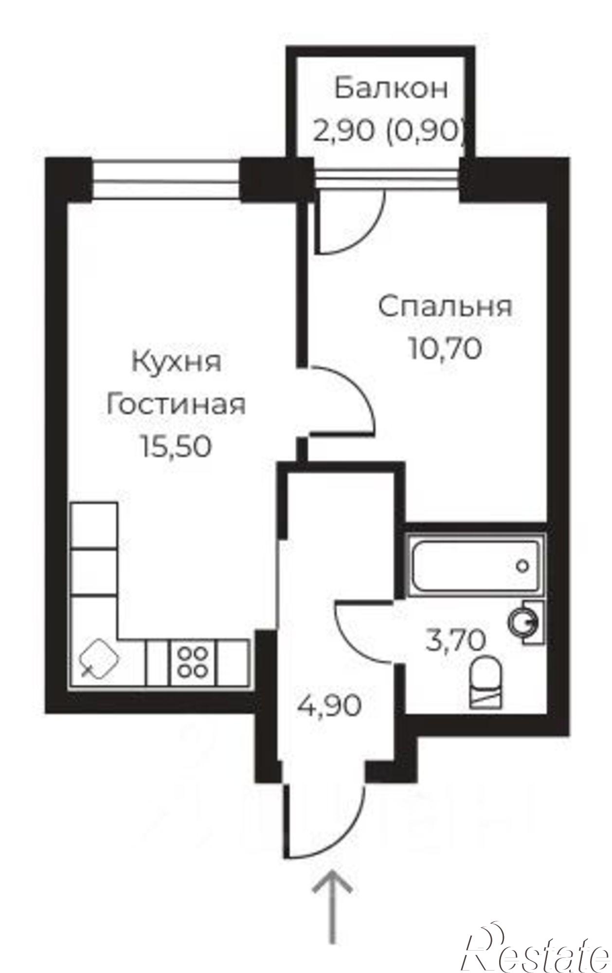 Купить квартиру за 4 900 700 рублей на улица 30-летия Октября, 92