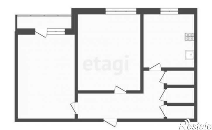 2-комн квартира ул Чуйская, 7,  д. 7