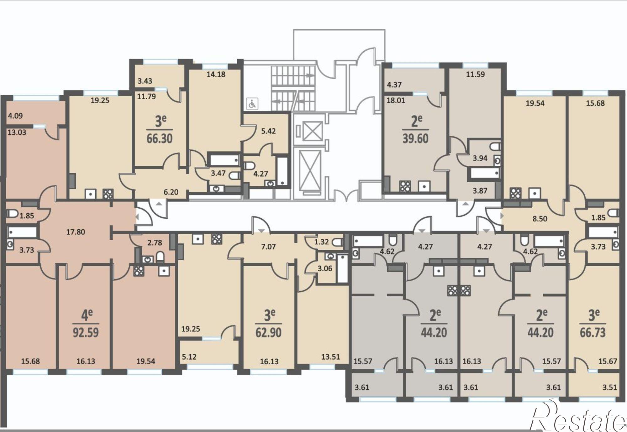 Купить квартиру за 9 749 500 рублей на Краснознамённая улица, 72