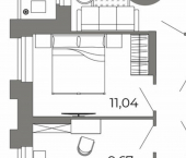 2-комн, 55 кв м, этаж 23/25 ул Кривошеина, 13/14