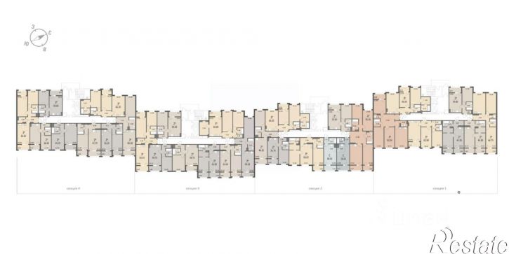 2-комн квартира в новом доме Краснознамённая улица, 72,  д. 72