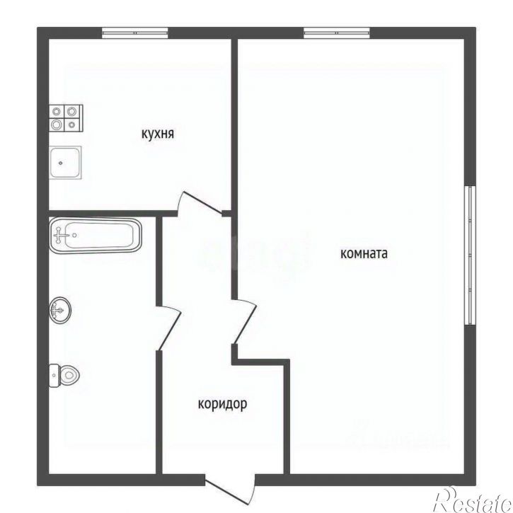 1-комн квартира ул Героев Сибиряков, 53,  д. 53