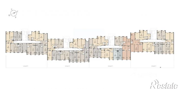 2-комн квартира в новом доме Краснознамённая улица, 72,  д. 72