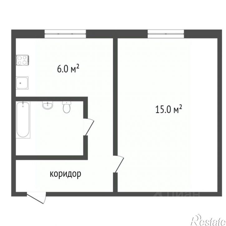 1-комн квартира улица Куколкина, 14,  д. 14