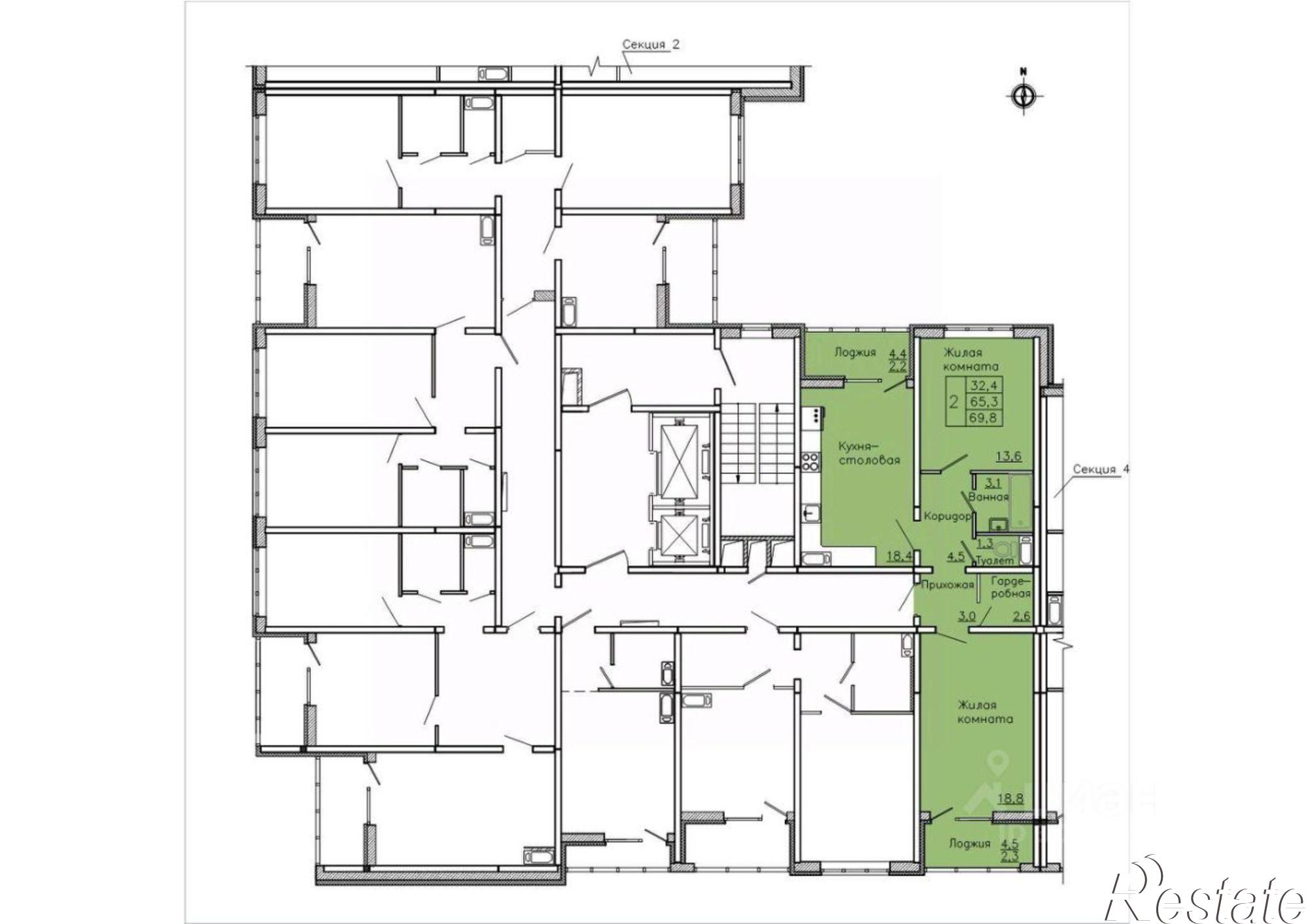 Купить квартиру за 6 381 850 рублей на улица Фёдора Тютчева, 105