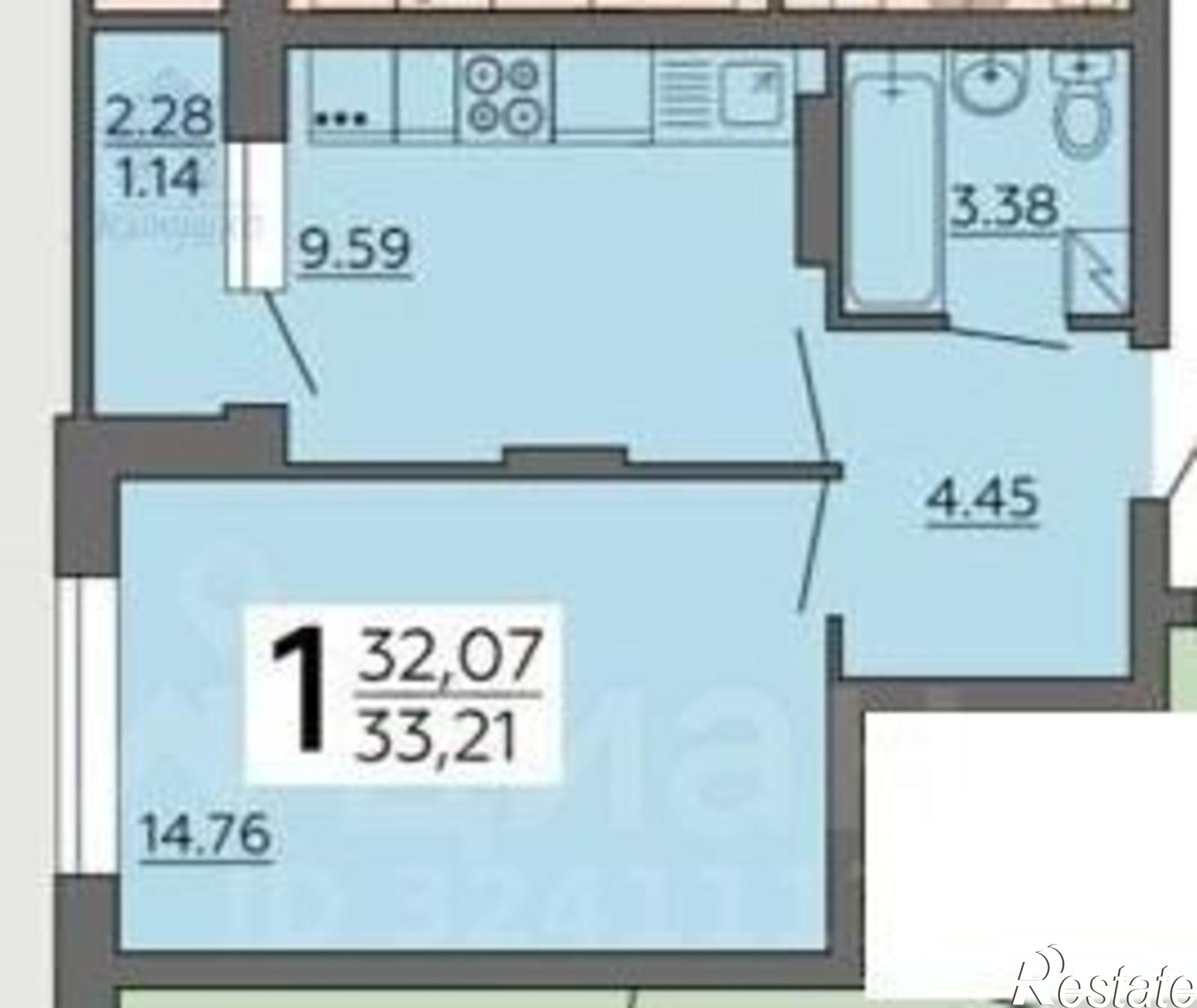 Купить квартиру за 4 200 000 рублей на Ракетный пер, 2