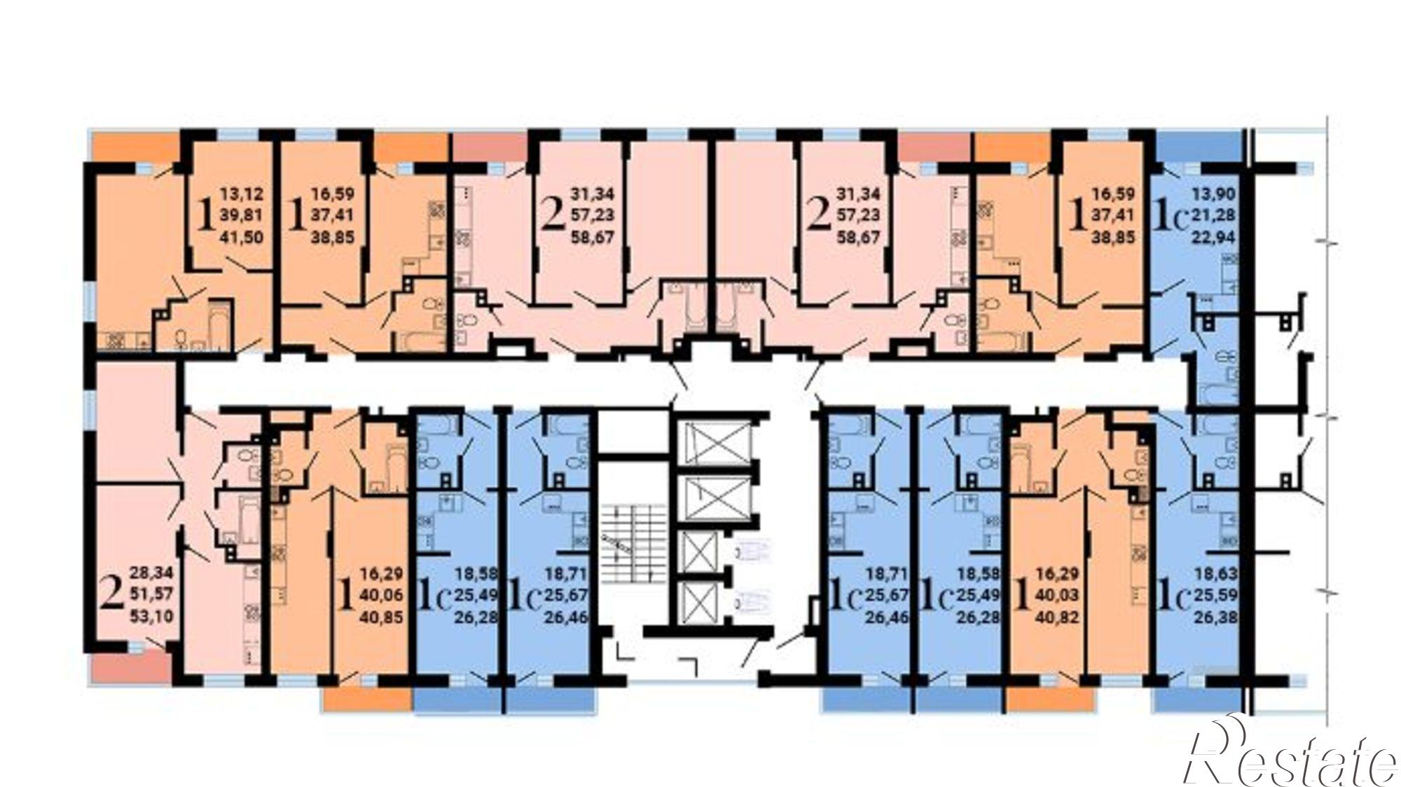Купить квартиру за 4 580 420 рублей на ул Антонова-Овсеенко, 35м