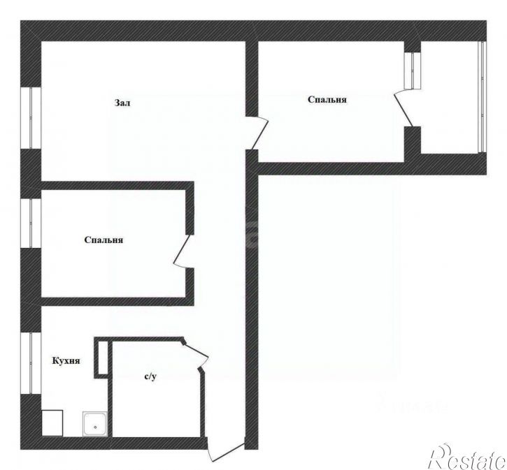 3-комн квартира ул Киселева, 5,  д. 5