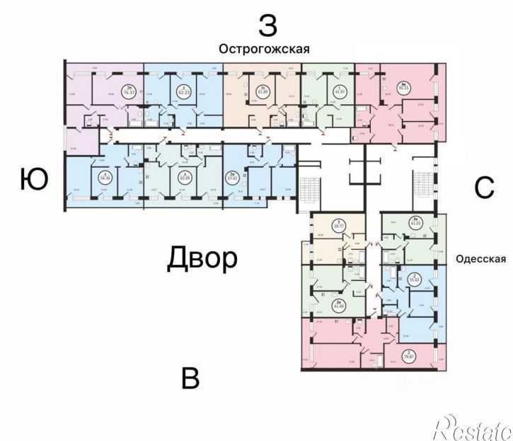 1-комн квартира в новом доме Одесская улица, 24,  д. 24