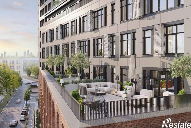 1-комн квартира в новом доме улица Фридриха Энгельса, 88 стр.,  д. 88 стр.