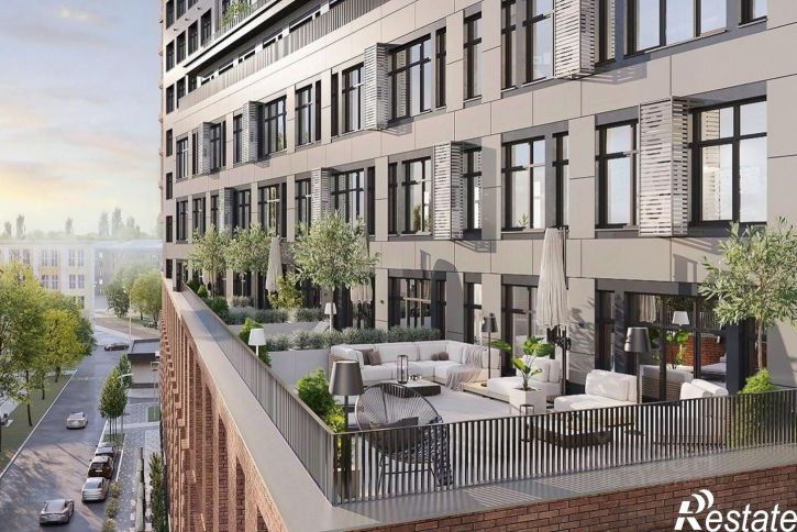 1-комн квартира в новом доме улица Фридриха Энгельса, 88 стр.,  д. 88 стр.