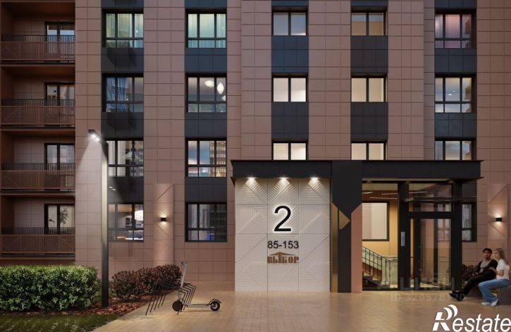 2-комн квартира в новом доме проспект Патриотов, поз. 1,  д. поз. 1