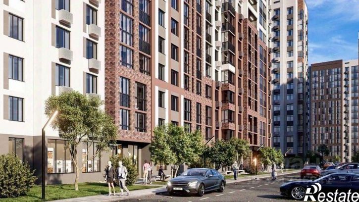 1-комн квартира в новом доме Острогожская улица